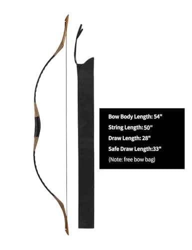 longbowmaker Hungarian Style Handmade Recurve Horsebow 55LB | Right Hand & Left Hand Archery thumbnail 1