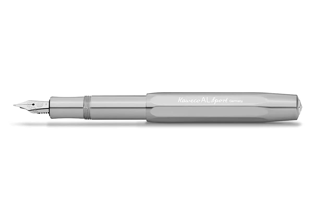 Kaweco AL Sport Fountain Pen Raw M Nib | 13 cm (5.1 in) Aluminium Body - main product image