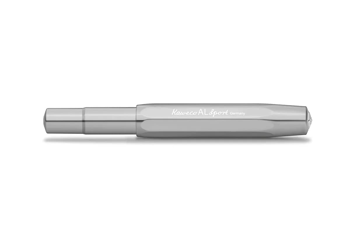 Kaweco AL Sport Fountain Pen Raw M Nib | 13 cm (5.1 in) Aluminium Body - view 2