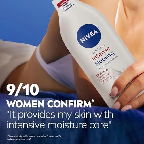 NIVEA Intense Healing Body Lotion 16.9 Fl Oz | 72-Hour Moisture for Dry Skin thumbnail 7
