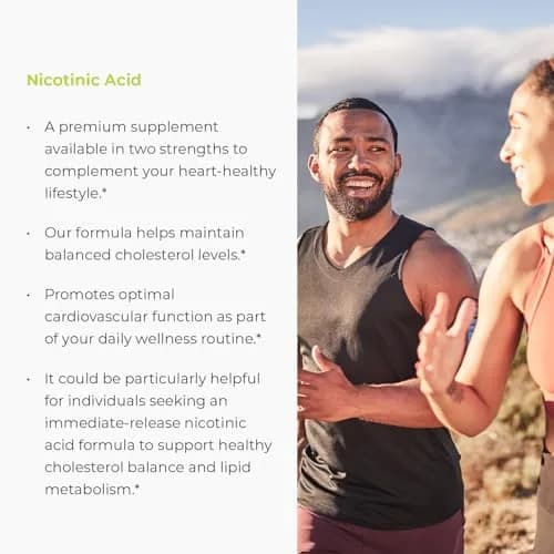 Endurance Products Plain Niacin 500mg | Immediate Release, Heart & Cholesterol Support (115 chars) thumbnail 4