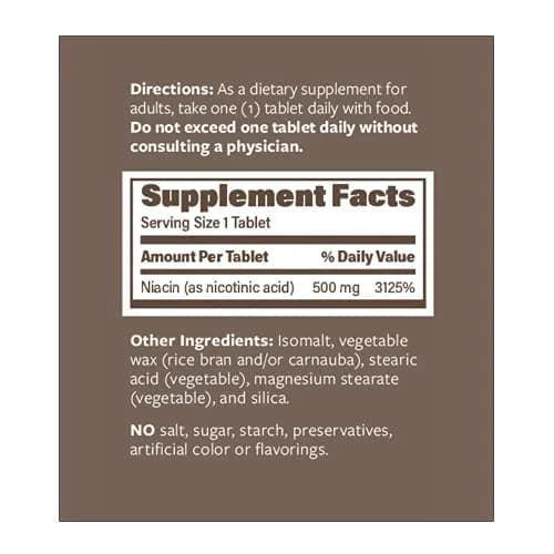 Endurance Products Plain Niacin 500mg | Immediate Release, Heart & Cholesterol Support (115 chars) thumbnail 9