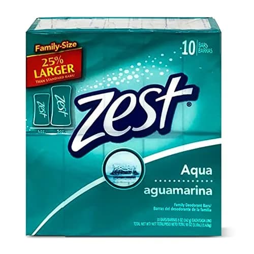 Zest Aqua Moisturizing Bar Soap 156g (5 oz) | Refreshing Scent, All Skin Types thumbnail 1
