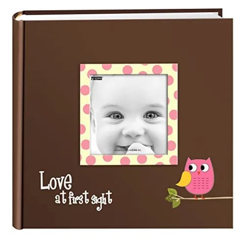Pioneer Photo Albums EV-246FB/O 200-Pocket Baby Owl Photo Album | Pink 4 x 6 Inch thumbnail 1