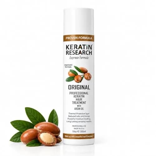 KERATIN RESEARCH Premium Advanced Brazilian Keratin Hair Complex Treatment 10 Fl Oz | Long-Lasting Straight & Smooth Hair thumbnail 1