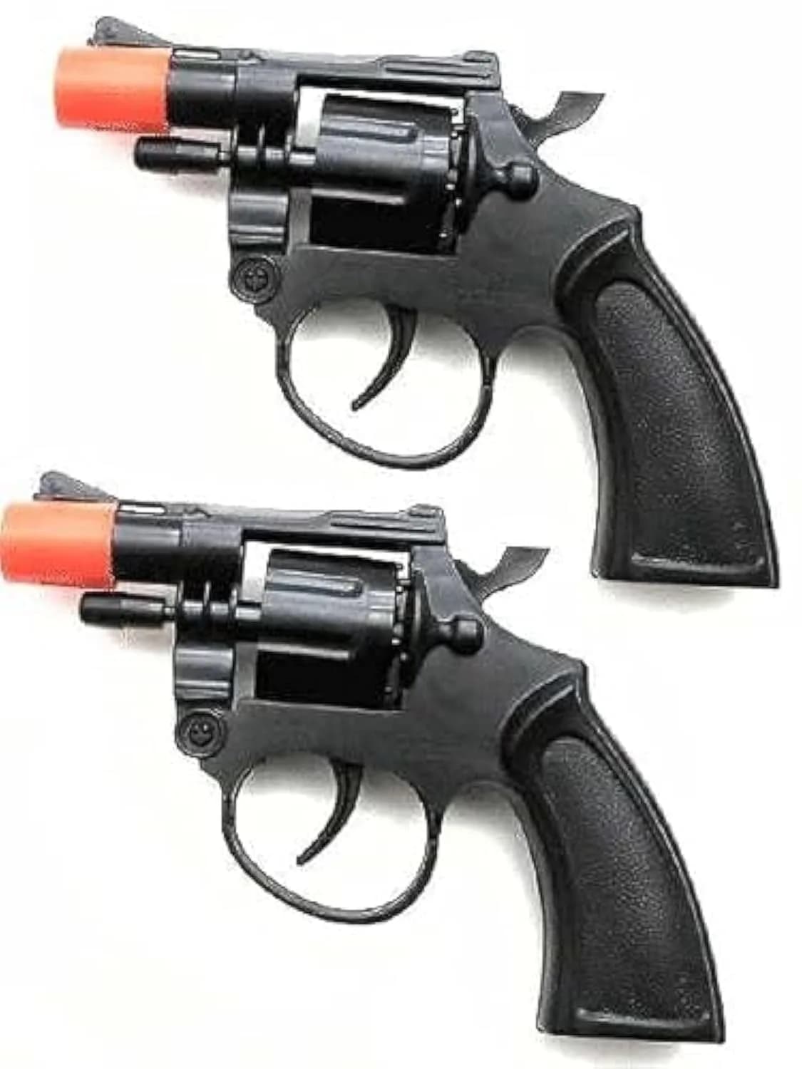 Magic Source Toy Cap Gun Set of 2 Police Style 38 Super Cap 8-Shot Revolvers | Kids Toy for Ages 8+ - main product image