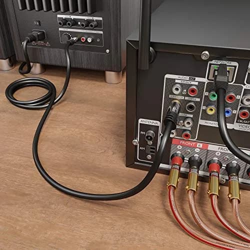 KabelDirekt RCA/Phono Subwoofer Lead Cable 3ft | Brilliant Signal Quality & Durability thumbnail 5