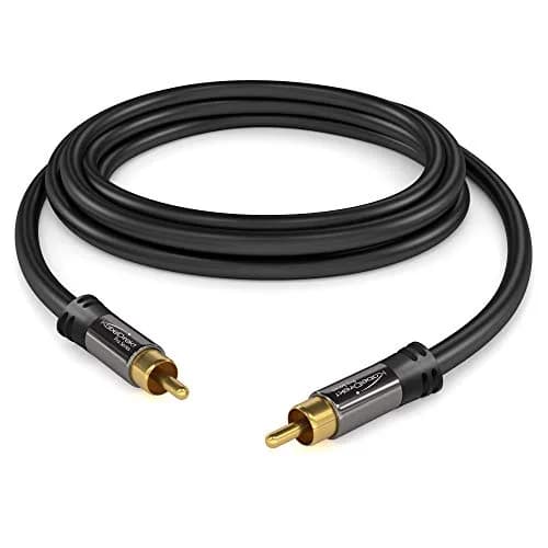 KabelDirekt RCA/Phono Subwoofer Lead Cable 3ft | Brilliant Signal Quality & Durability thumbnail 3