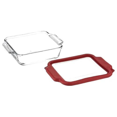 Anchor Hocking Glass Baking Dishes 8 Inch Square | Durable, Oven-Safe & Made in USA thumbnail 3