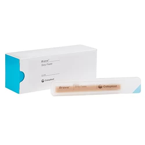 Coloplast Brava Strip Paste 10 Count | Hypoallergenic, Supportive for Sensitive Skin, USA Import thumbnail 1