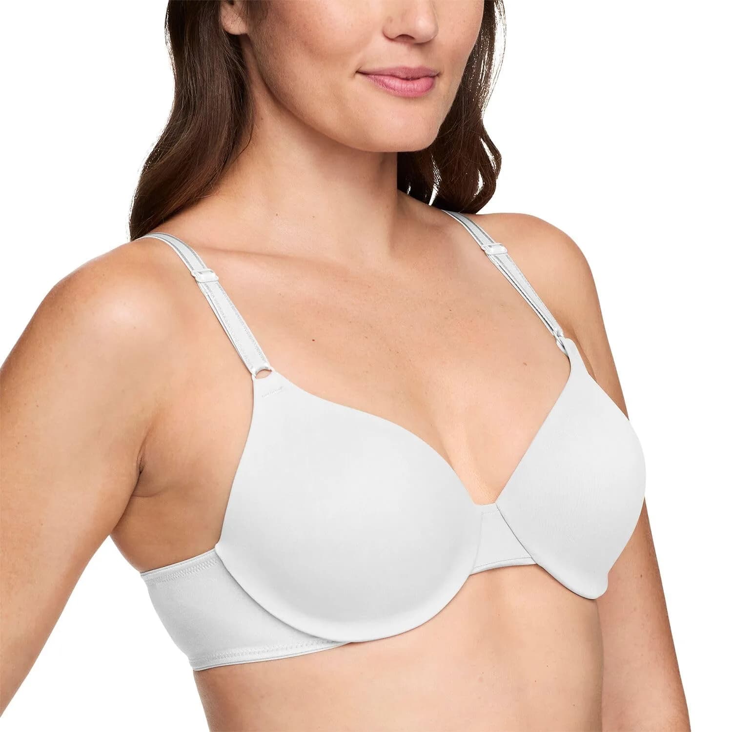 Warner's This is Not a Bra Full Coverage Underwire Bra 38C | Cushioned Comfort & Full Coverage — White / 38C