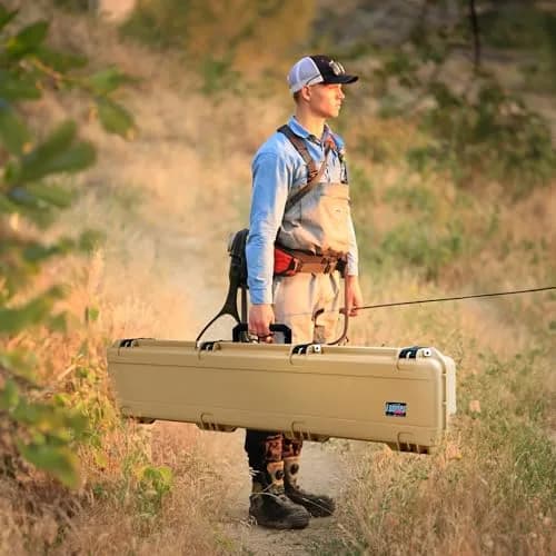 SKB iSeries Single Rifle Case, Tan, 49 in | Waterproof, Impact-Resistant, USA Made thumbnail 5