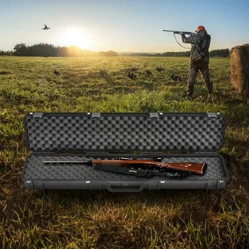 SKB iSeries Single Rifle Case with Convolute Foam 49 x 9 x 5 inches | Durable Gun Case for Rifle Protection thumbnail 4