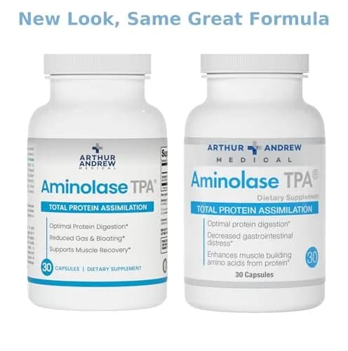 Arthur Andrew Medical Aminolase TPA 30 Capsules | Supports Protein Absorption & Muscle Synthesis thumbnail 2