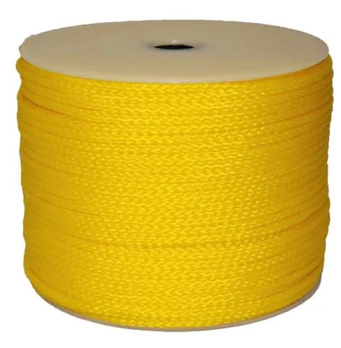 T.W Evans Cordage 27-302 1/4-Inch by 500-Feet Yellow Polypro Rope | Floats & Easy to Splice (110 chars) thumbnail 1