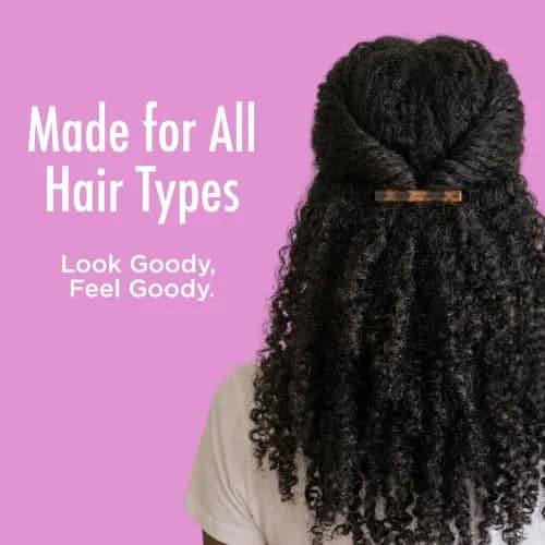 GOODY Stay Tight Hair Barrettes 8 Ct Metallic Non-Slip Clips | All Hair Types, Comfortable & Secure thumbnail 7
