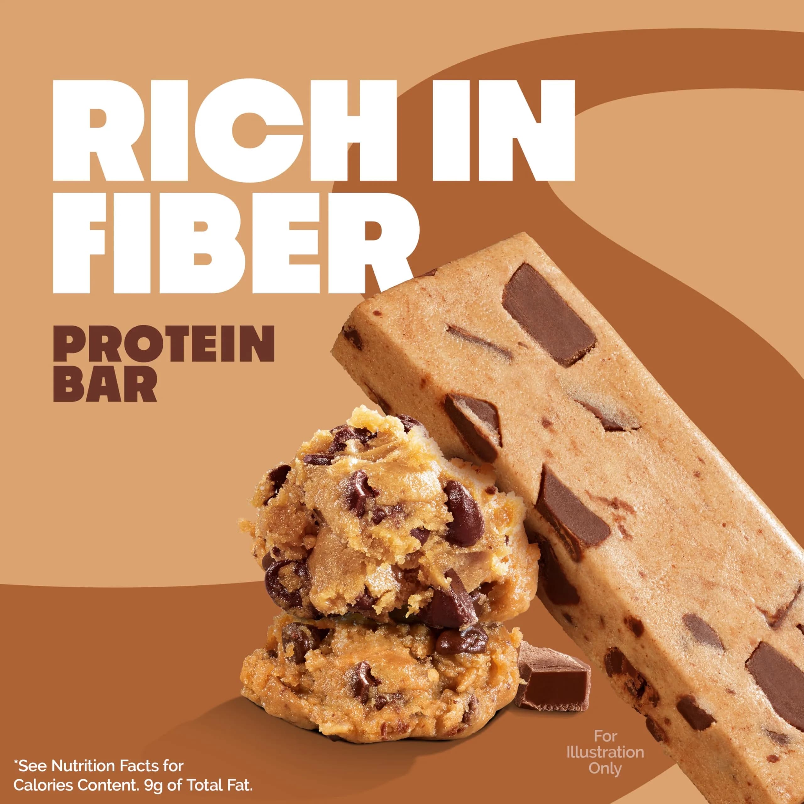 Quest Chocolate Chip Cookie Dough Protein Bar - 12 Count Pack | High Protein, Low Carb, Gluten Free, Keto Friendly Snack - view 3