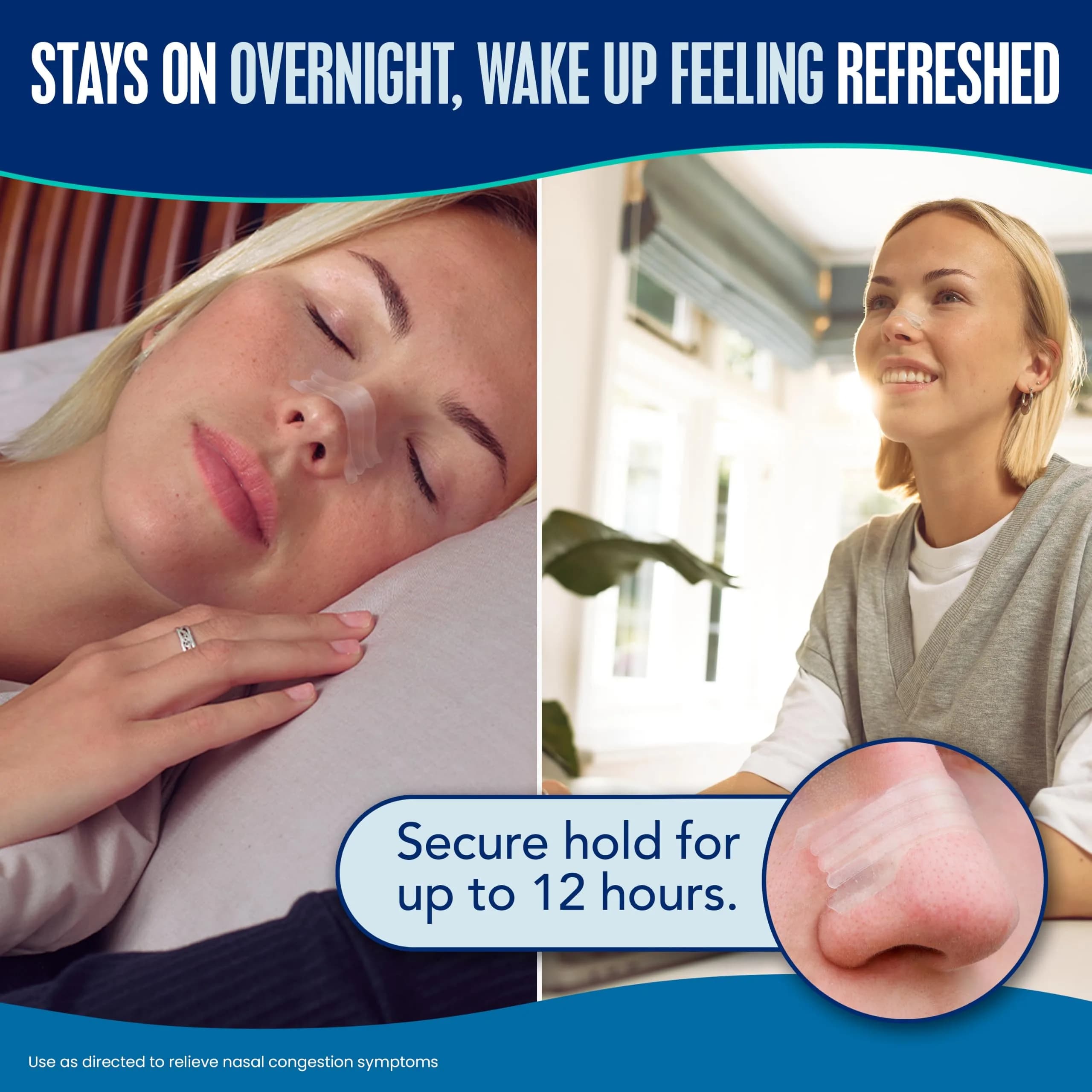 Breathe Right Extra Strength Nasal Strips for Sensitive Skin, 26 Count | Opens Nose to Increase Airflow - view 4