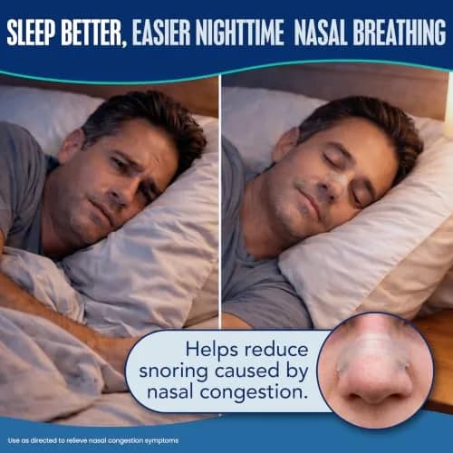 Breathe Right Extra Strength Nasal Strips for Sensitive Skin, 26 Count | Opens Nose to Increase Airflow thumbnail 3