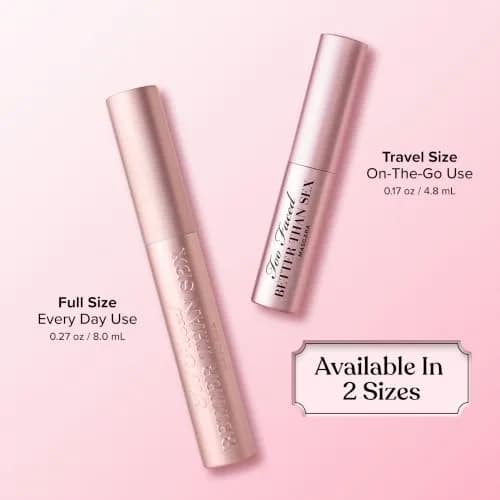 Too Faced Better Than Sex Mascara 0.17 Fl Oz | Vegan, Dramatic Volume & Length, Cruelty-Free, Travel Size thumbnail 7