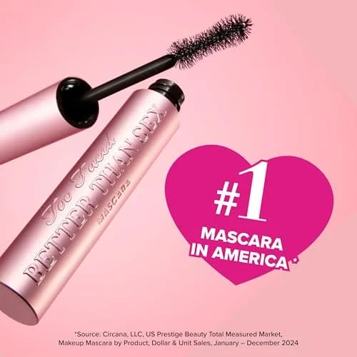 Too Faced Better Than Sex Mascara 0.17 Fl Oz | Vegan, Dramatic Volume & Length, Cruelty-Free, Travel Size thumbnail 8