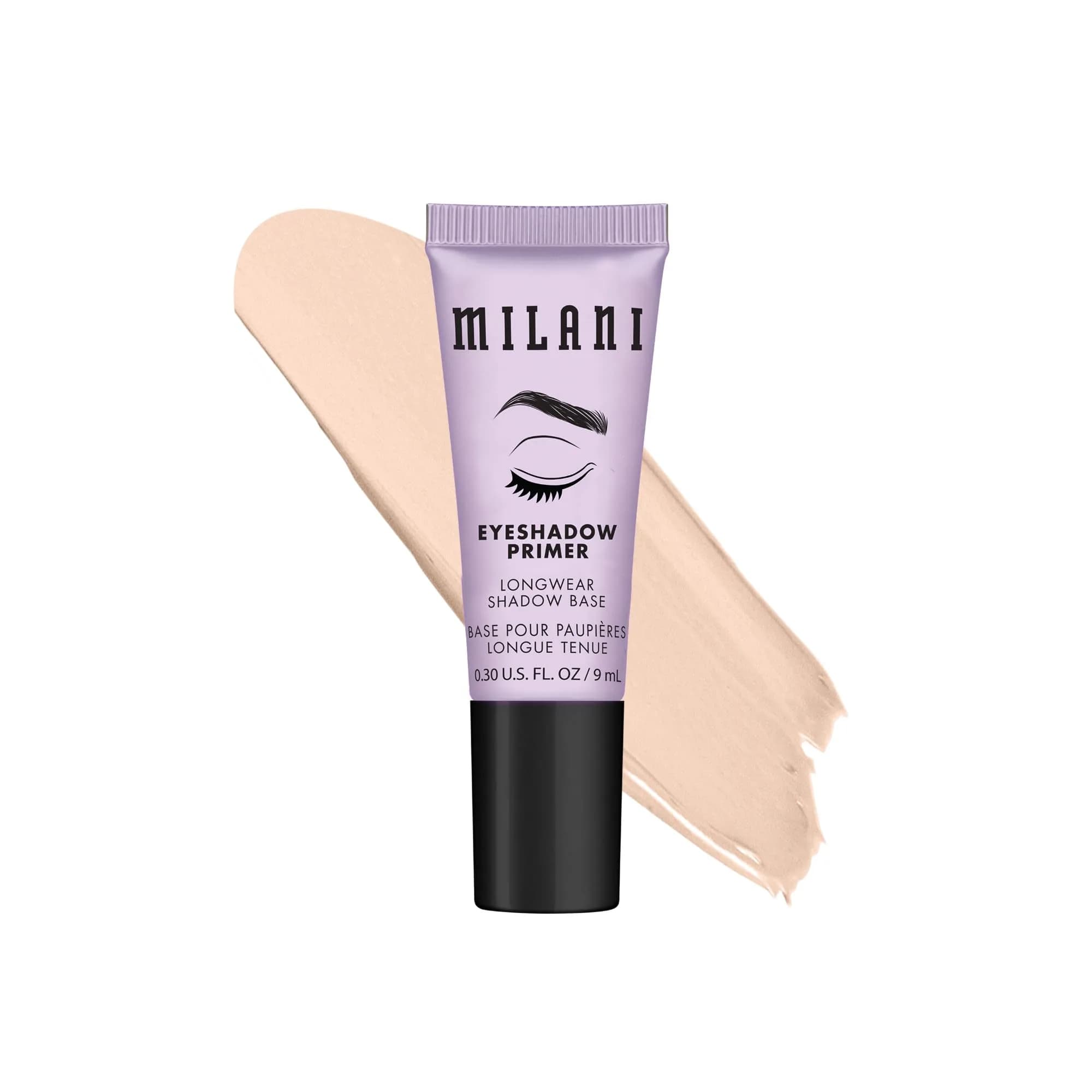 Milani Eyeshadow Primer Clear Longwear Crease-Proof Eye Makeup Base 8ml (0.3 Fl Oz) | Maximizes Pigment & Color Payoff - main product image