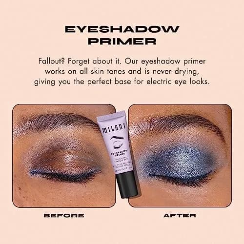Milani Eyeshadow Primer Clear Longwear Crease-Proof Eye Makeup Base 8ml (0.3 Fl Oz) | Maximizes Pigment & Color Payoff thumbnail 3