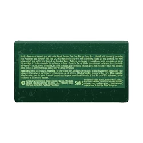 Desert Essence Tea Tree Therapy Soap Bar with Jojoba & Aloe, 5 oz | Organic, Moisturizing & Antiseptic thumbnail 9