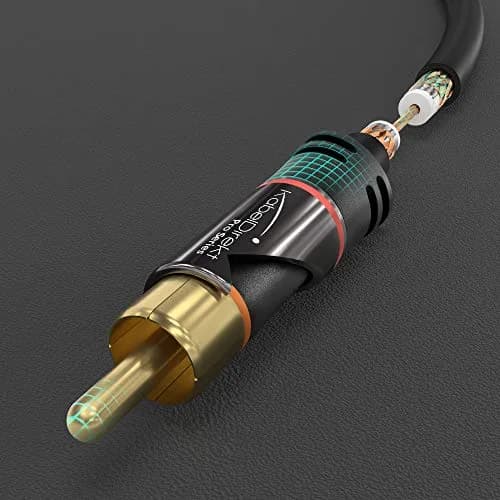 KabelDirekt RCA to Jack 3.5mm Adapter Cable 15ft | Hi-Fi Stereo Audio Connection thumbnail 3