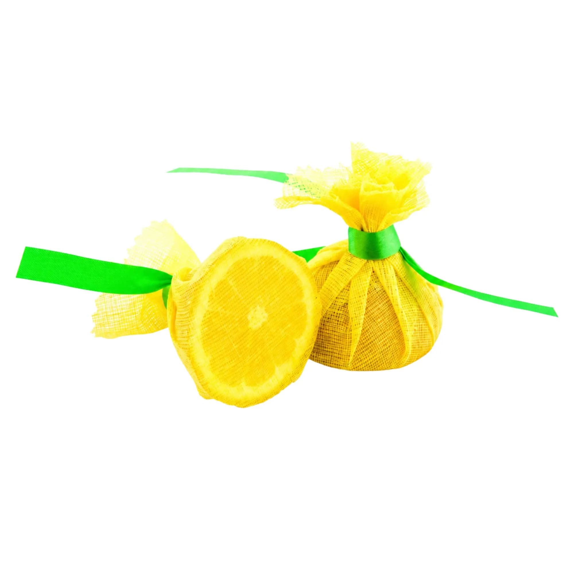 Restaurantware Lemon Juice Strainer - 100 Count - Cotton Mesh with Yellow Design for Eco-Friendly Kitchen Use — Green Ribbon