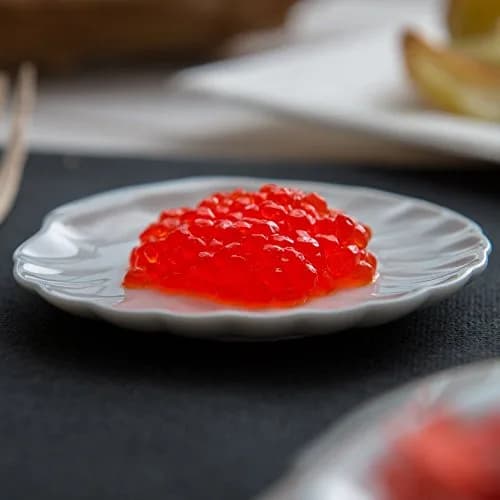 Restaurantware White Shell Porcelain Mini Shell Plate | Elegant Seafood Presentation (70-120 chars) thumbnail 3