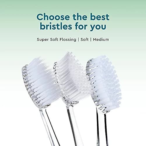 RADIUS Replacement Toothbrush Heads, Soft Bristles, 2-Count | Improve Gum Health & Reduce Gum Issues thumbnail 4