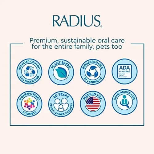 RADIUS Replacement Toothbrush Heads, Soft Bristles, 2-Count | Improve Gum Health & Reduce Gum Issues thumbnail 5