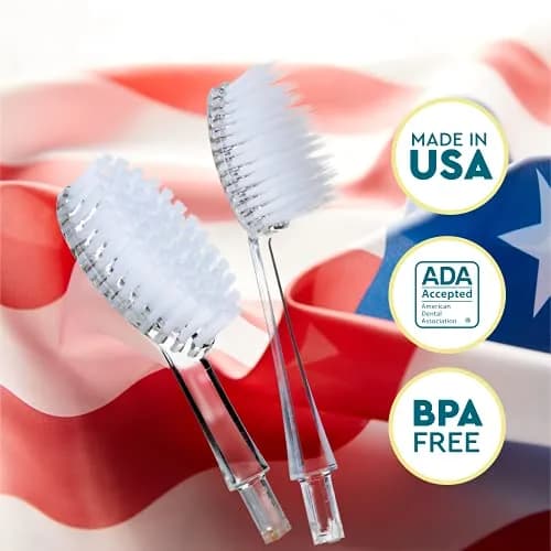 RADIUS Replacement Toothbrush Heads, Soft Bristles, 2-Count | Improve Gum Health & Reduce Gum Issues thumbnail 2
