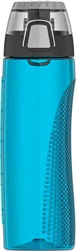 Thermos Intak 24-Ounce Tritan Hydration Bottle with Meter (Teal), One Size, BPA Free, Reusable thumbnail 1