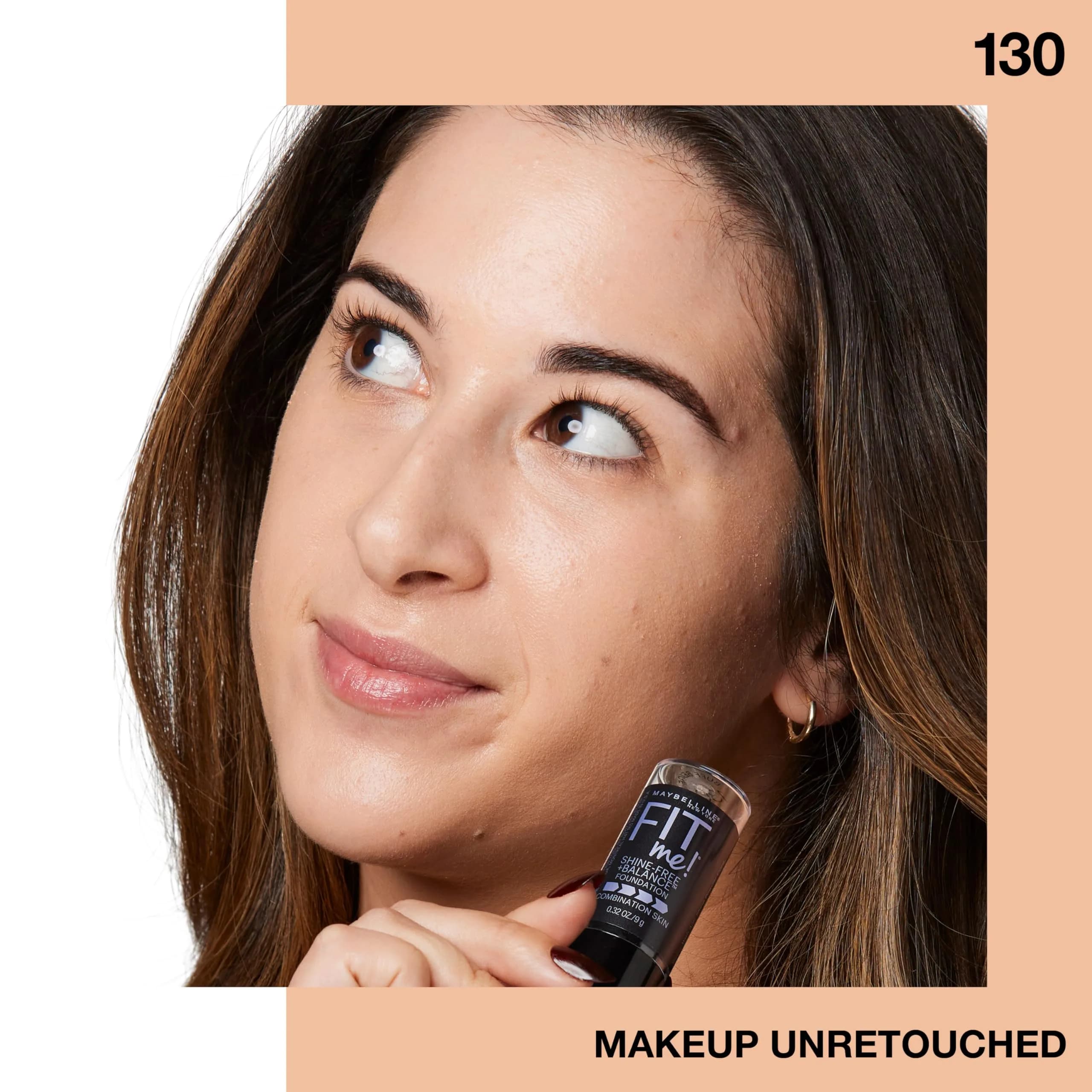 Maybelline Fit Me Shine-Free Foundation Stick, Buff Beige 9.07g (0.32 oz) | Natural Matte Coverage for Oily Skin - view 6