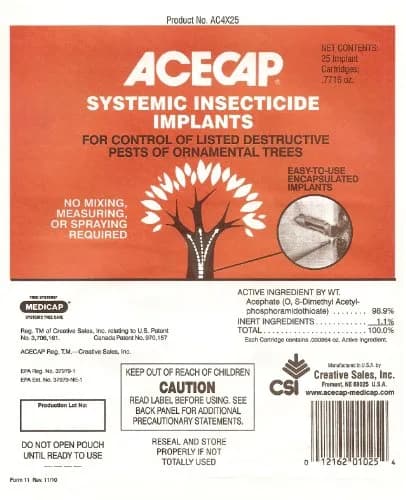 Acecap Hywean Systemic Tree Implants 3/8-Inch | Season-Long Tree Pest Control in India thumbnail 1