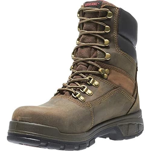 Wolverine Men's Cabor Waterproof 8" Work Boot, Dark Brown, 7 M US | Composite Toe & Waterproof Leather thumbnail 6