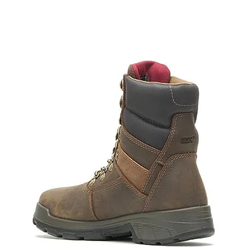 Wolverine Men's Cabor Waterproof 8" Work Boot, Dark Brown, 12 XW US | Energy-Conserving Waterproof Leather Work Boot thumbnail 4