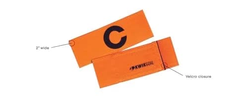 Kwik Goal Captain "C" Arm Band, Pink | 2" Wide, Velcro Closure, One Size thumbnail 2