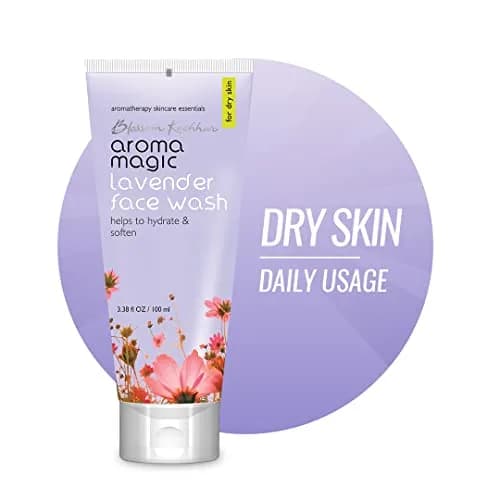 Aroma Magic Lavender Face Wash | Hydrates & Softens Skin | Helps Prevent Aging | Soothing & Refreshing Facial Cleanser | for Dry Skin | 3.38 Fl Oz/100ml thumbnail 1