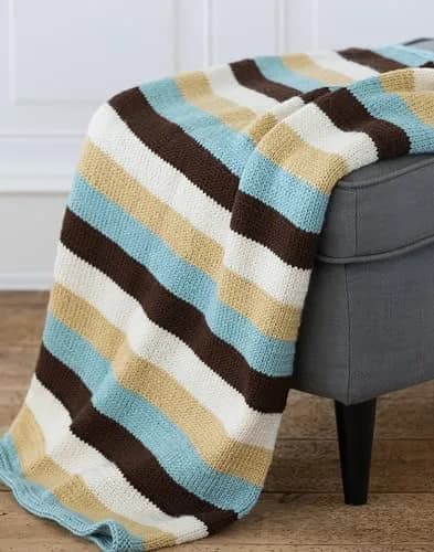 Authentic Knitting Board Afghan Knitting Loom for Blankets, S-Shaped 198-Peg Loom | Knit Blankets Up to 60" Wide thumbnail 6