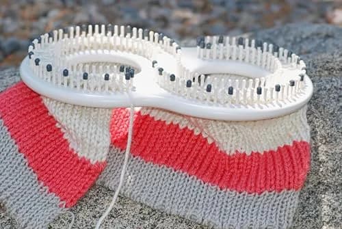 Authentic Knitting Board Afghan Knitting Loom for Blankets, S-Shaped 198-Peg Loom | Knit Blankets Up to 60" Wide thumbnail 7
