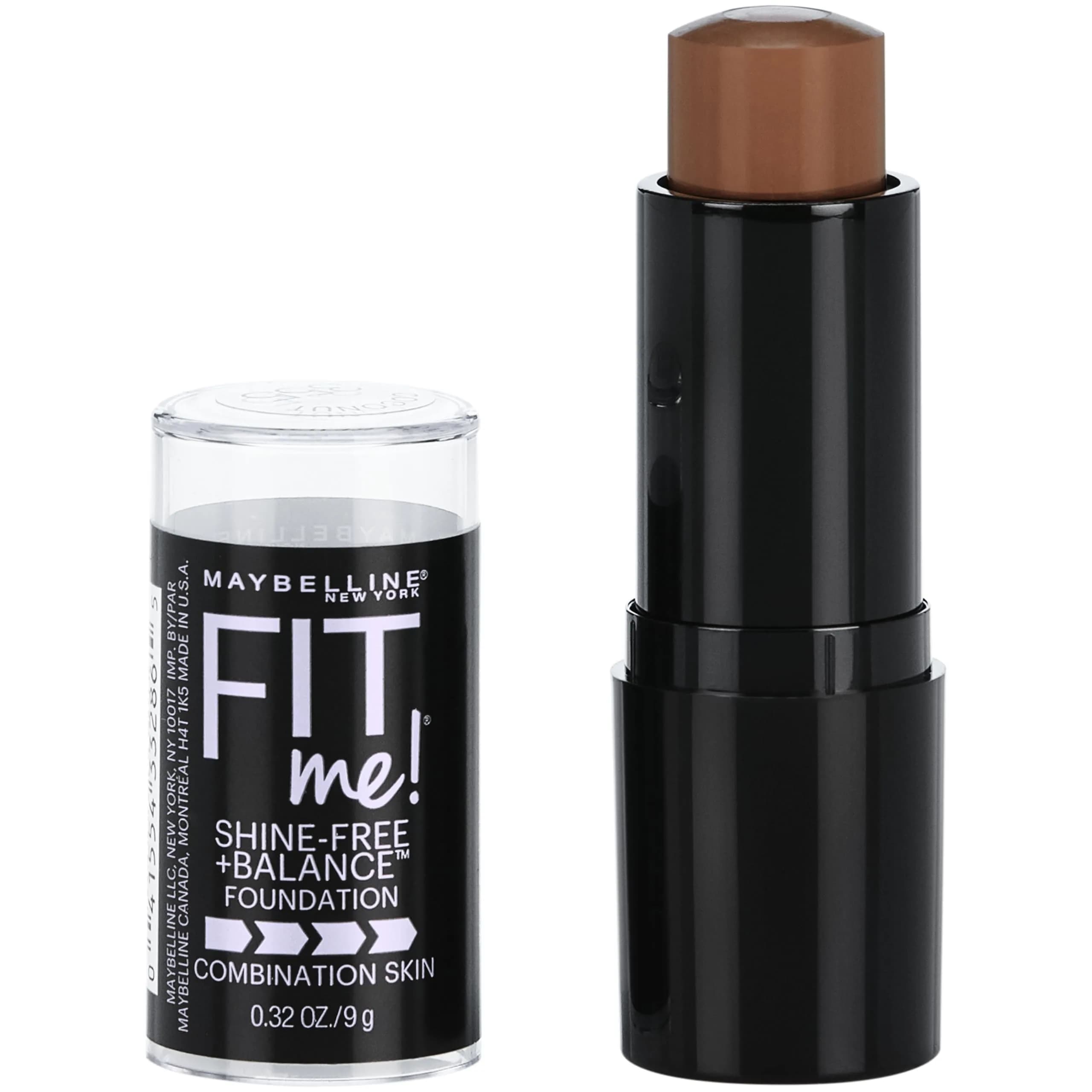 Maybelline Fit Me Shine-Free Balance Foundation Stick 355 Coconut 0.32 oz | Matte Coverage For Oily Skin - main product image
