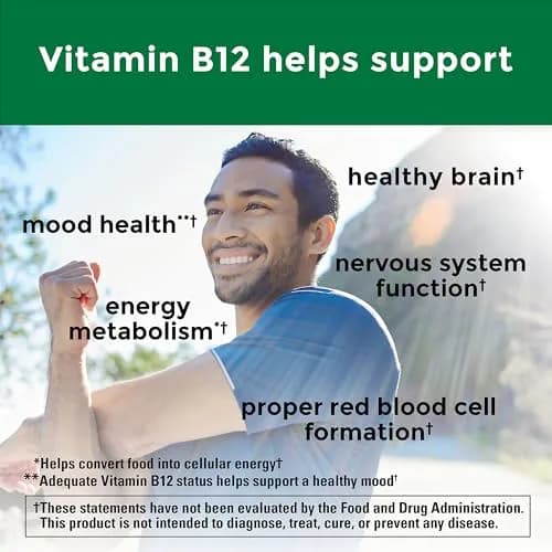 Nature Made Vitamin B12 1000 mcg Softgels (150 Count) | Energy Metabolism Support thumbnail 4