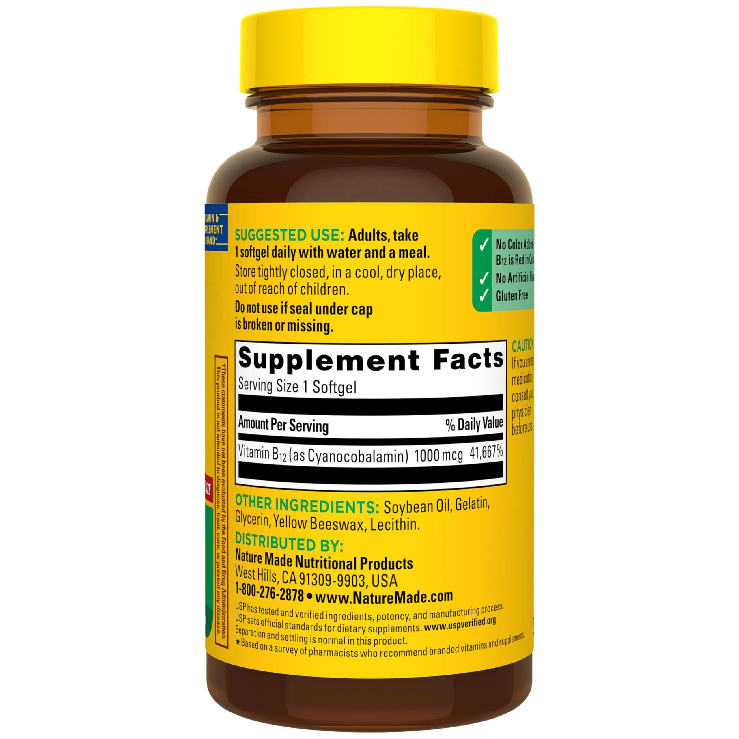 Nature Made Vitamin B12 1000 mcg Softgels (150 Count) | Energy Metabolism Support - view 9
