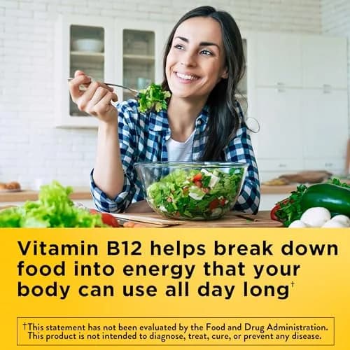 Nature Made Vitamin B12 1000 mcg Softgels (150 Count) | Energy Metabolism Support thumbnail 3