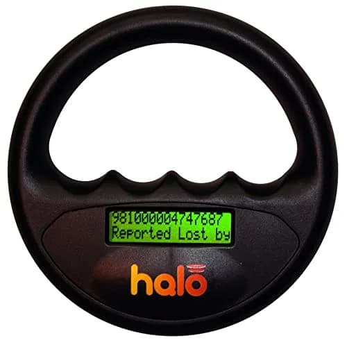 Pet Technology Store Halo Microchip Scanner Black, 13.5cm (5.3in) x 3.3cm (1.3in) | Reads ISO FDX-B & FDX-A Microchips thumbnail 1
