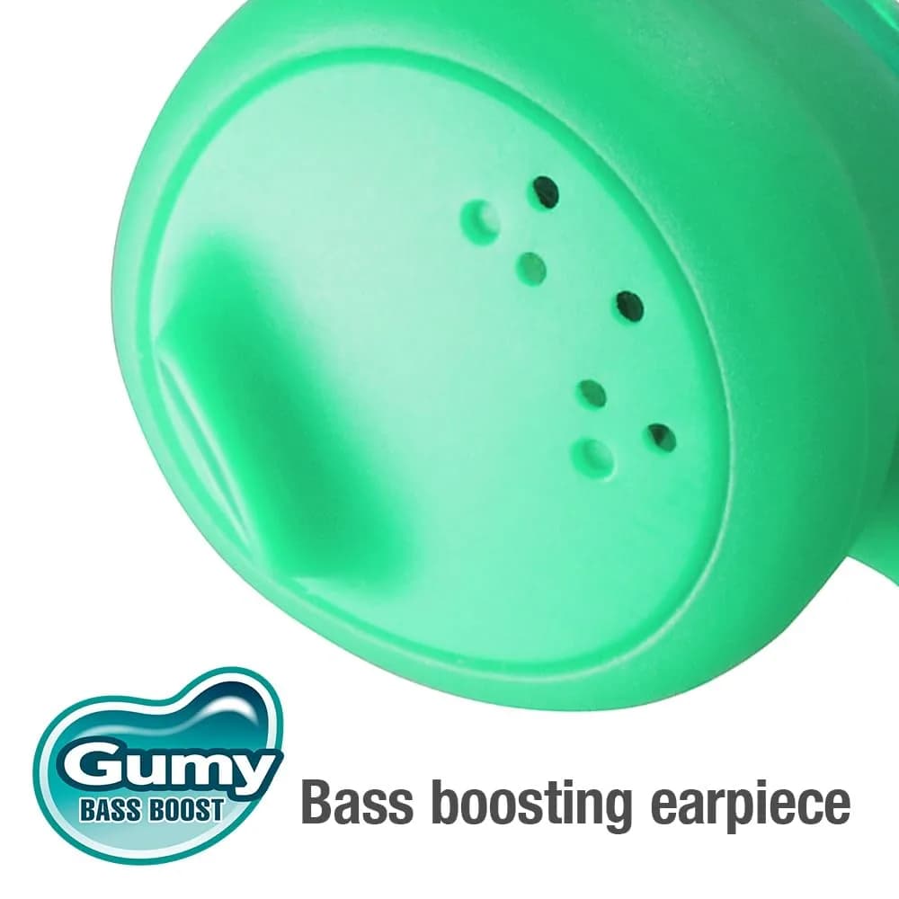 JVC Gumy Ear Bud Headphones Pink | Wired In-Ear with Bass Boost & Tangle-Free Cord (1.0m) - view 5