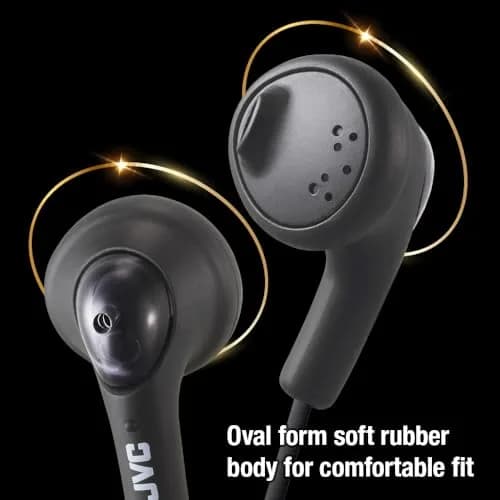 JVC Gumy HAF160B Wired Earbud Headphones 1.0m Cord | Bass Boosted Sound thumbnail 3